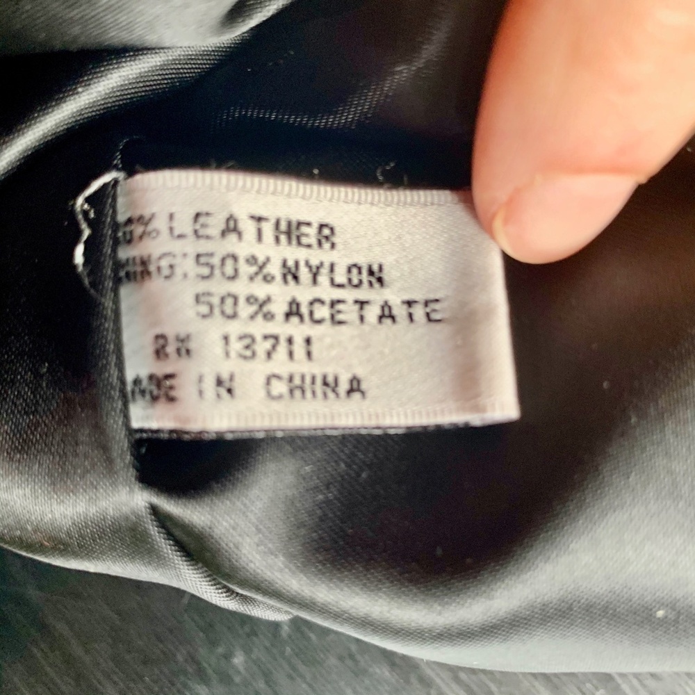 Valerie Stevens New Zealand Lambskin Black Leather - Picture 4 of 6